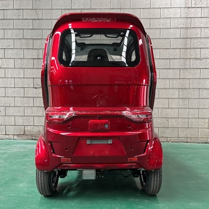 Voiturette électrique noire et rouge, petite voiturette fermée, scooter de mobilité à basse vitesse pour usage quotidien, nouvelle mini-voiture fabriquée en Chine - Product Image 6
