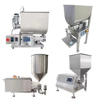 Machine de remplissage semi-automatique à pompe rotative pour liquides visqueux (huile, gelée, sésame, sauce tomate, crème, pâte, beurre de cacahuète) de 10g à 50kg