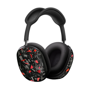 Auriculares de fibra de carbono para <span class=keywords><strong>AirPods</strong></span> <span class=keywords><strong>Max</strong></span>, funda con textura colorida forjada y carcasa a prueba de golpes de grado militar - Product Image 3