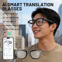 Lunettes Intelligentes IA Tendance Mode Personnalisables pour Vacances et Activités de Plein Air : Appels Mains Libres et Lecture Musicale