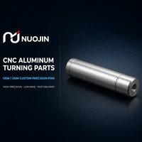 Pièces usinées de précision en aluminium pour tournage CNC, axe cylindrique, goupille, manchon de guidage, fabrication directe usine OEM ODM