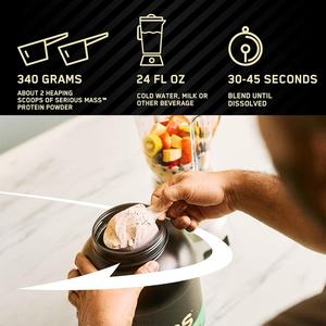 नम मांसपेशी द्रव्यमान प्रोटीन पाउडर-विटामिन सी के साथ वजन बढ़ाने, प्रतिरक्षा और वसूली समर्थन, कस्टम सूत्र पूरक - Product Image 3