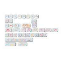 Akko 140 touches Butterfly Fantasy Keycap Set PBT Dye-sub Cute Keycaps Clavier mécanique universel