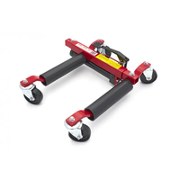 Cric de position mobile de chariot de voiture hydraulique avec pédale à cliquet de roue de pneu pour l'entretien de véhicule