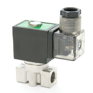 Válvula Solenoide Hoyan SPU-04 4Bar SUS304 1/8in 1/4in DC AC para Agua, Gas, Aire, Aceite y Combustible con Conector - Product Image 1