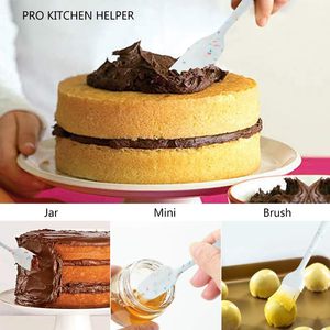 Heat Resistant <strong>Silicone</strong> Kitchen Utensils 6 Sets Food Grade <strong>Spatula</strong> Set Oil Brush <strong>Pastry</strong> Tools