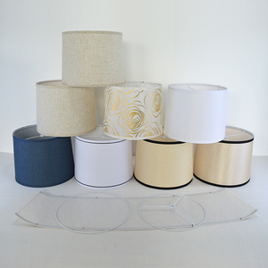 Tốt Nhất Bán Chất Lượng Cao Treo Phòng Khách Phòng Ngủ Bảng Đèn Sàn Đèn Chụp Đèn Linen Vải E27 Chụp Đèn - Product Image 2