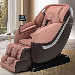 Fauteuil de massage intelligent en cuir moderne, massage du corps entier, zéro gravité, double rail SL, fonction musicale - Product Image 3