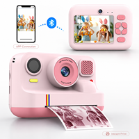Cámara Instantánea para Niños K12Pro con Doble Lente, Video 1080P e Impresión en Papel Multicolor, Regalo de Navidad, Cámara para Niños