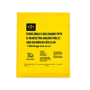 Sacchetto per Rifiuti Domestici Giallo Senza Cerniera per Carrello Af160 40x30x60 Cm - Product Image 2