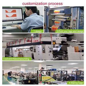 Túi nhựa bao bì tùy chỉnh sô cô la in cho kẹo OPP in ấn thực phẩm cuộn cá nhân năng lượng thanh Popsicle Túi kem - Product Image 2