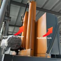 Compacteur de déchets semi-automatique de petite taille de 30 tonnes et presse à balles pour cartons de déchets, pour les canettes en aluminium, les plastiques, les machines à presser les balles en PET