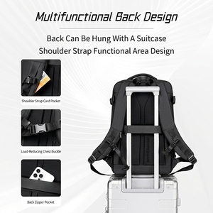 Arctic Hunter Laptop-Rucksack für Reisen aus Polyester, Umweltfreundlich, Wasserdicht, mit Integriertem Vakuumbeutel, Erweiterbar - Product Image 4