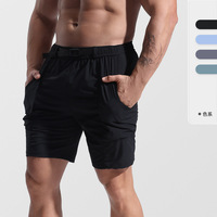 Fabricants de shorts MTR3374, vente en gros, shorts de sport en nylon de couleur unie personnalisés, shorts de sport pour hommes, shorts de gym