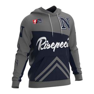 เสื้อฮู้ดดี้โอเวอร์ไซส์แบบคลาสสิกสำหรับวิ่งออกกำลังกายกลางแจ้งแฟชั่นฤดูหนาวแขนยาว ODM ขายส่ง รับผลิตตามแบบ - Product Image 3