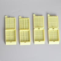 Cassette d'incrustation pour biopsie tissulaire jetable en plastique pour usage en laboratoire, pour la pathologie
