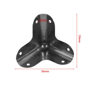 Metal Angle Iron <b>Corner</b> <b>Protectors</b> For Luggage Accessories Protection 90 Degree Rounded Design - Product Image 2