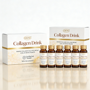 קולגן ימי שעבר הידרוליזה, פפטידים נוזליים עם חומצה היאלורונית, ויטמין C, ביוטין, תוסף משקה קולגן סוג I - Product Image 1