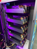 Kiosque de vente de cartes à collectionner TCG avec écran tactile de 32 pouces, API ouverte, SDK, gestion cloud, surveillance à distance, options de paiement multiples