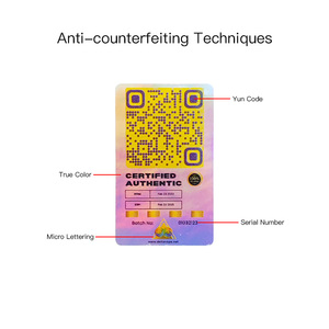 Tùy Chỉnh Chống-Giả Ba Chiều Nhãn Dán Nhãn Vật Liệu Vật Nuôi Ba Chiều Nhãn Dán Tấm Với Mã <span class=keywords><strong>QR</strong></span> - Product Image 5