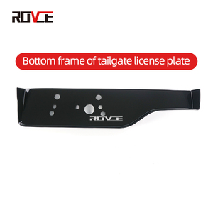 ROVCE, cubierta de matrícula trasera de <span class=keywords><strong>coche</strong></span>, soporte de Marco Exterior para Land Rover Discovery 5 L462 LR073232 LR5 2017-2018 - Product Image 6