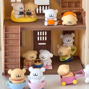 Set de Figuras Sorpresa: Lindas Muñecas de Perro Hechas a Mano, Accesorios de Escritorio, Serie Happy Lianlian, Regalos de Cumpleaños - Product Image 1