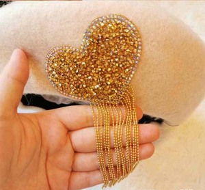 Béret vintage multicolore Q4503 pour femmes, casquette traditionnelle française, strass, franges élégantes, panthère, fête d'hiver - Product Image 4