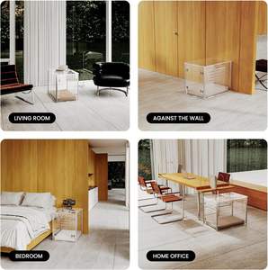 Jaula Rectangular de Acrílico Transparente para Perro, Cama para Gato <span class=keywords><strong>Lucite</strong></span>, Casa para Mascotas, Fácil Montaje, Jaula para Cachorros y Gatos, 30 Pulgadas - Product Image 6