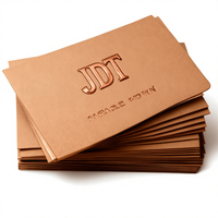 Cartes de visite personnalisées gaufrées, imperméables et écologiques avec logo sur mesure, carte cadeau de remerciement de luxe, format personnalisé