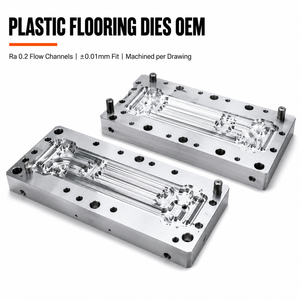 Composants de matrices d'extrusion en aluminium usinés CNC de haute précision pour revêtements de sol en plastique, service OEM - Product Image 1