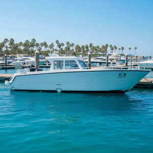 <span class=keywords><strong>Bateau</strong></span> de pêche <span class=keywords><strong>en</strong></span> aluminium de qualité marine de 36 pieds (11 m), yacht à console centrale, navire offshore avec certification CE - Product Image 2
