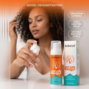 <span class=keywords><strong>Mousse</strong></span> coiffante bio OEM à tenue forte pour <span class=keywords><strong>boucles</strong></span>, hydratation profonde et brillance sûres pour dreadlocks, anti-frisottis - Product Image 3