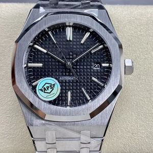 Resistente al agua 5A Calidad Mecánico Luminoso 41mm APS Fábrica V3 3120 Movimiento 15400 buzo negro Textura Reloj - Product Image 1