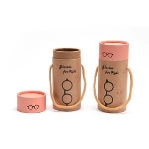 Estuche Rígido para Gafas de Niños, Resistente al Polvo y al Agua, Caja de Gafas de Tubo de Papel Kraft para Niños, Venta al Por Mayor - Product Image 1