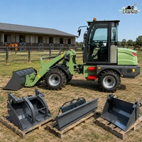 Chargeur électrique certifié CE LAWNIO, environ 5 heures de fonctionnement continu, opération flexible, chargeur sur roues pour ferme