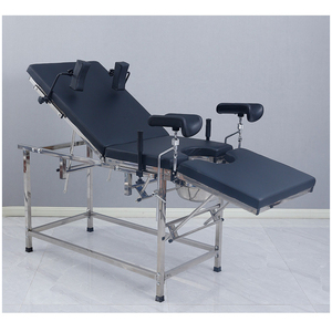 Cama de examen ginecológico de acero inoxidable de alta calidad Silla DE EXAMEN DE clínica de metal para hospitales - Product Image 3