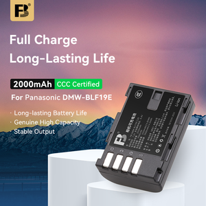 Batería de Litio FB para <span class=keywords><strong>Panasonic</strong></span> DMW-BLF19E de 2000 mAh, Batería para Cámara Digital <span class=keywords><strong>DMC</strong></span>-GH4 GH5 GH5S <span class=keywords><strong>GH3</strong></span> G9LGK PDZ-BLF19E - Product Image 1