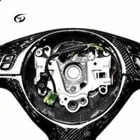 Volant en fibre de carbone véritable de haute qualité compatible avec BMW E46 M3 E39 E53 X5 Personnalisation
