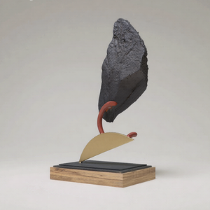 Sculpture d'amour abstraite moderne <span class=keywords><strong>en</strong></span> résine avec décoration artistique <span class=keywords><strong>gris</strong></span> mat, statue d'équilibre <span class=keywords><strong>de</strong></span> roche flottante, décoration d'étagère <span class=keywords><strong>de</strong></span> bureau - Product Image 3