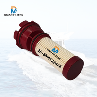 Élément de filtre à carburant haute efficacité 35-8M0122423 35-8M0122424 pour pièces de rechange de moteur hors-bord de bateau