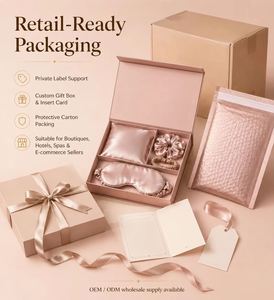 100% Pure Mulberry <b>Silk</b> <b>Bedding</b> Pillowcase Duvet Cover Sleep Mask Scrunchie 16 19 22 Momme Luxury Gift <b>Set</b> - Product Image 3
