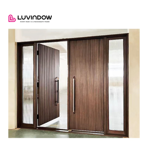 High Quality Craftsman <strong>Door</strong> Solid Wood Pivot <strong>Door</strong> Entry Luxury Big <strong>Door</strong> For Villa - Product Image 2