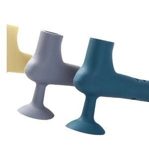 Zhan Hanlai Weishi – couvercle de poignée de porte en silicone avec ventouse, gris, à fixation murale, JY315 - Product Image 1