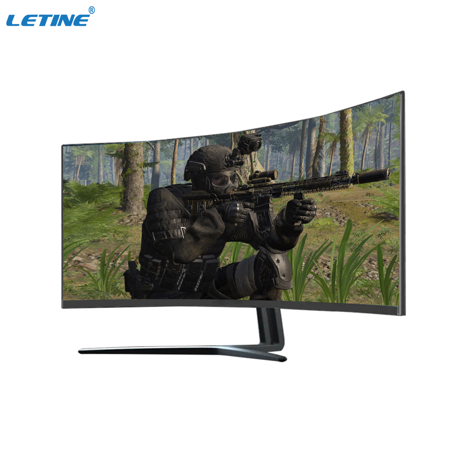 Prix surprise Pc 19 21 24 27 32 34 pouces moniteur LED 144hz 165 Hz 2k 4k ordinateur affichage barre lumineuse jeu moniteur à écran incurvé