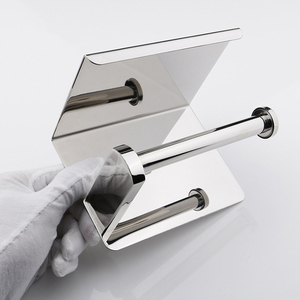 Soporte de toalla de papel de cocina autoadhesivo de metal montaje en pared debajo del Gabinete para cocina baño sin perforación - Product Image 6