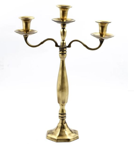 Three Arm Metal Tealight Candelabra With Silver Finishing Handmade Design <b>Candle</b> Stick Holder Home Villa - Product Image 6