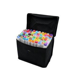 Juego de 24~262 Rotuladores de Alcohol de Doble Punta, Rotuladores de Colores con Punta de Pincel, Marcadores de Alcohol, Juego de Marcadores para Dibujar - Product Image 1