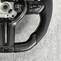 Volant de voiture en cuir perforé et fibre de carbone, modèle M, amélioré, pour BMW F22 F10 F90 535i E90 E39 E36 F33 F36 F22 F23 F46 F35