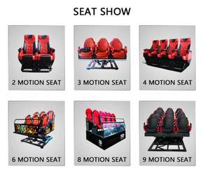 Sistema de Movimiento Dinámico Multi-<span class=keywords><strong>Silla</strong></span> para Cine 5D, Equipo de 12 Asientos para Cine 12D 7D 3D 4D para una Experiencia Cinematográfica Mejorada - Product Image 2