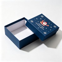 Cajas de Regalo Navideñas al por Mayor con Tapas, Cajas de Cartón Resistentes de Alta Calidad, Tinta de Soya, Caja de Regalo Navideña Premium